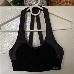ASICS Small Women's Black and Gray Sports‎ Bra